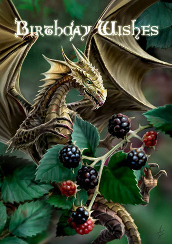 Blackberry Dragon Card - 6 Pack