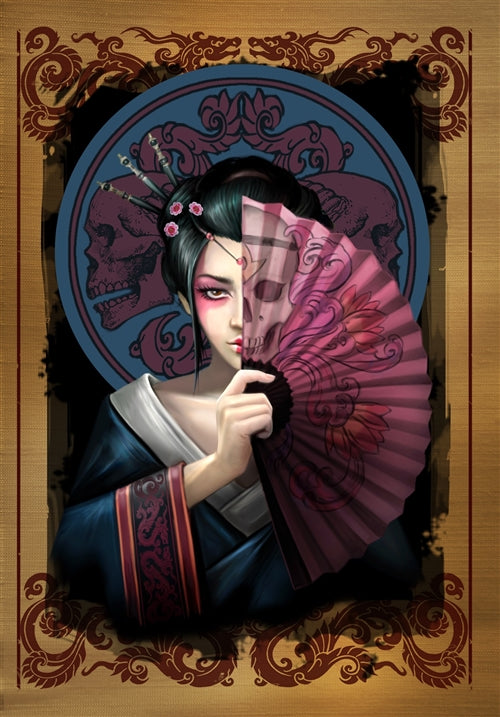 Geisha Skull Cards - 6 Pack