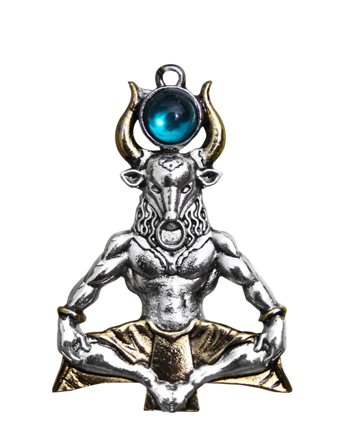 Minotaur for Serenity Through Challenge Pendant by Briar