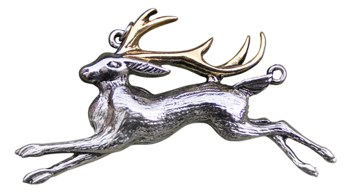 The Jackalope for Warrior's Strength Pendant by Briar