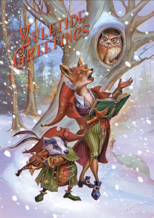 Wildwood Carols Yuletide Greetings Cards - 6 Pack