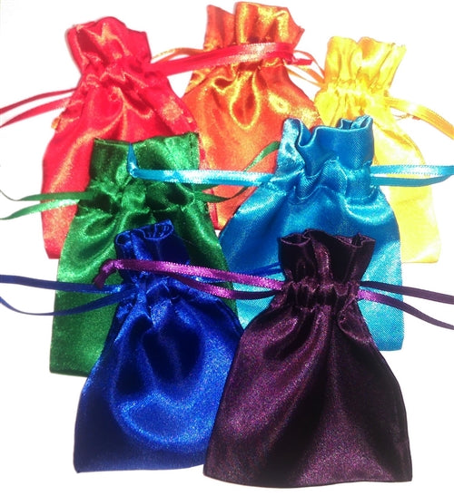 Chakra Set - 7 Satin Pouches