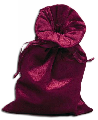 Wine Velvet Pouches (12 pcs)