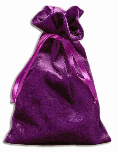 Purple Velvet Pouches (12 pcs)